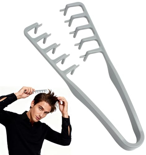 Texture Styling Comb Volumizing Hair Styling Comb with Wide-Teeth Hair Care Accessory to Detangle Knots and Reduce Frizz Roots Volume Tool for Grooming and Bangs Hairdressing