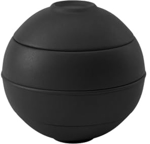 Villeroy & Boch – La Petite Boule black, skålar av porslin, 5 delar, set med serveringsskålar, Ø 14 cm, svarta, tål maskindisk och mikrovågsugn