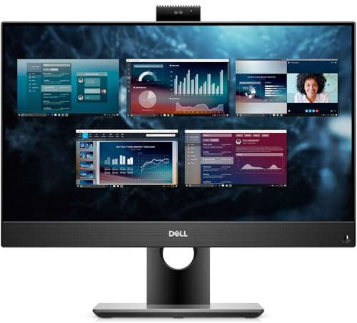 All In One PC Computer Desktop Dell OptiPlex 7490 AIO, Schermo 24 Full HD, Processore Core i5-10400, Memoria Ram 16GB, Disco SSD 512GB, Webcam, Win 11 PRO (Ricondizionato)