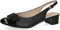 CAPRICE Damen Slingpumps mit Schleife Elegant, Schwarz (Black Comb), 40 EU
