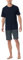 Schiesser Herren Schlafanzug kurz Rundhals - Nightwear Set, Nachtblau_181157, 54
