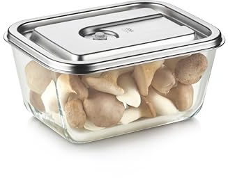 Caso VacuBoxx Eco XL – vakuumbehållare, 2 600 ml volym, för tryckkänslig och flytande mat, BPA-fri, ugnssäker, diskmaskinssäker, fryssäker