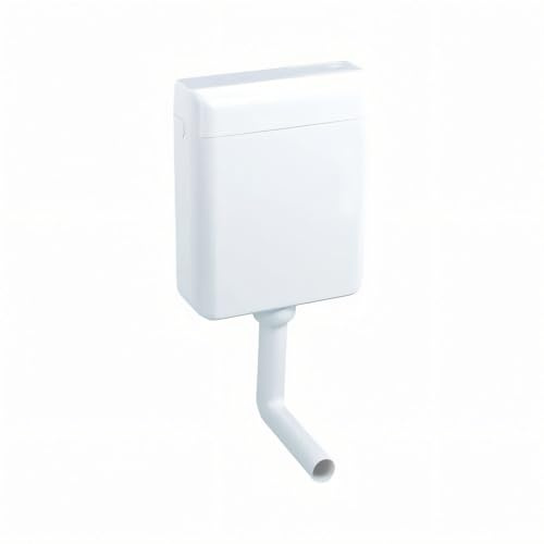 Spülkasten oder Toilettenspülung 33,8 × 39 × 11,6 cm in weiß