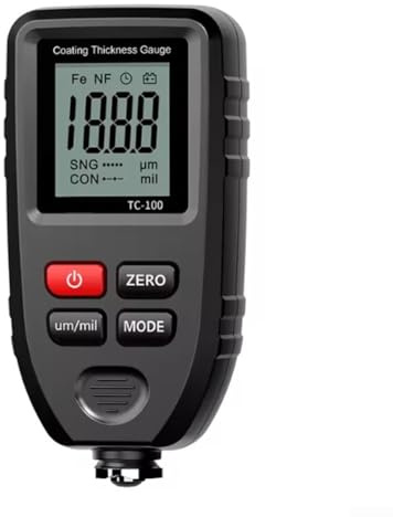 Jauge d'épaisseur de peinture avec écran LCD, mesure l'épaisseur du revêtement pour voitures, appareils ménagers, etc