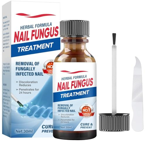 Micosi Unghie Piede, 30ML Antimicotico Funghi Unghie Piedi, Effective Smalto Curativo per Unghie Danneggiate Improvement Nail Health