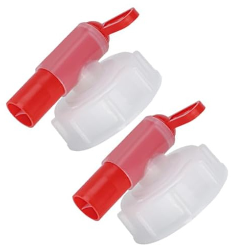 Opatiny Lot de 2 robinets de sortie DN61 pour réservoirs de 15 à 60 litres, pour robinet doseur en plastique avec couvercle à vis pour eau et bidons