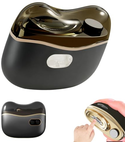 Coupe Ongle Electrique, 2-en-1 Portable lime a Ongle Electrique, avec Lumière LED et Polisseur, 2 Vitesses, Rechargeable USB et Silencieux Sans, pour Bébé Enfants Adultes Personnes Âgées(Noir)