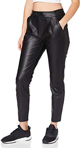 VERO MODA Female Hose in Lederoptik VMEVA Mittlere Taille Hose
