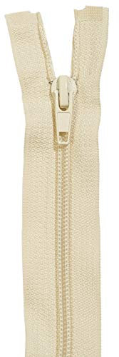 Jajasio 2 Stk. Reißverschluss Teilbar 5mm Spirale in 29 Farben beige 80cm teilbarer Reißverschluss