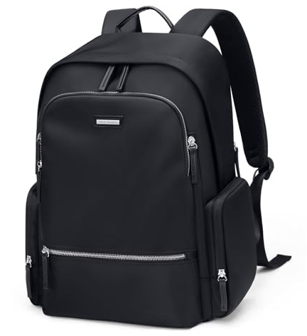 GOLF QUALITY Mochila Mujer Portatil 15.6 Pulgadas,Mochilas Hombre Mochilas Escolar Mujer Mochila para Portátil Mochila Ordenador Mujer Bolsa de Escuela, Mochila Antirrobo Impermeable,Negro