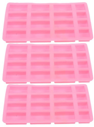 VILLCASE Mini Brick Mould 3Pcs Silicone Mold for DIY Miniature Brick Making Model Building Accessories for Sand Table Scenery Dollhouse Garden Landscape