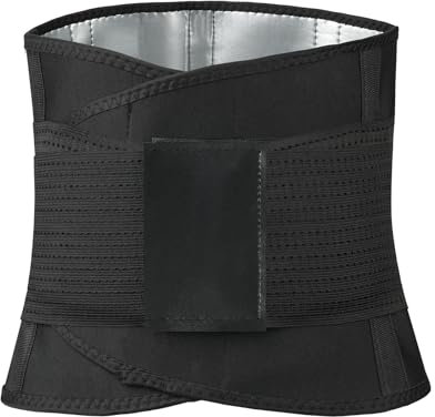 ACWOO Bauchweggürtel, Fitness Gürtel Verstellbarer, Waist Trainer，Stützender Abnehmen Waisttrainer Taillenformer, Bauchgürtel zum Abnehmen für Herren Damen (XL)