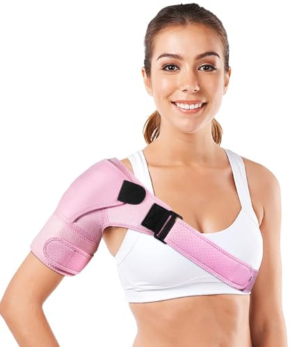 VKWE Shoulder Support Shoulder Brace for Women - Injury Recovery Compression Support Sleeve - for Rotator Cuff Injuries, Arthritis, Sprain, Dislocation, PT - Targeted Inflammation Pain Relief