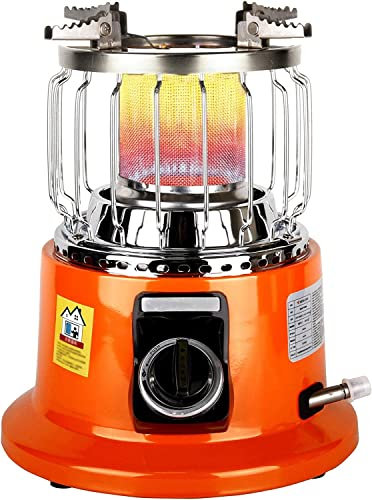 riscaldamenti da esterno Riscaldatore A GPL For Interni Ed Esterni, Riscaldatore A Gas Naturale 2 In 1, Con Protezione Di Sicurezza, Regolabile, 3000 W, For Giardino, Campeggio, Feste Barbecue(LPG sty