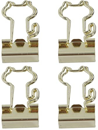 SPYMINNPOO Clips para Carpetas, Abrazaderas de Papel Fuertes y Estables para Almacenamiento de Archivos de Oficina, Clamp/Holder de Cola de Milano para Oficina, Escuela, Uso Doméstico, Hierro