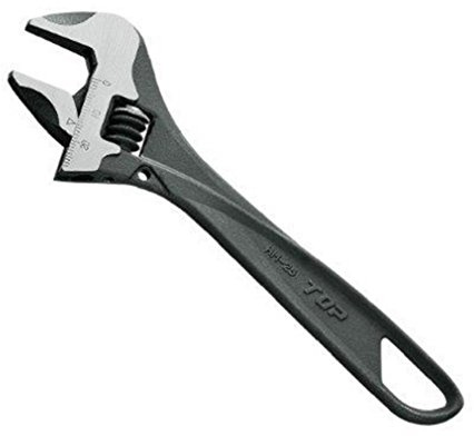 Top Industries HM-25 Hyper Monkey Zero Rattle Wide Monkey Wrench, Mouth Opening, 0.00 - 1.0 inches (0 - 25 mm), No Backlash, Warm, With Graduation, Tsubamesanjo, Made in Japan