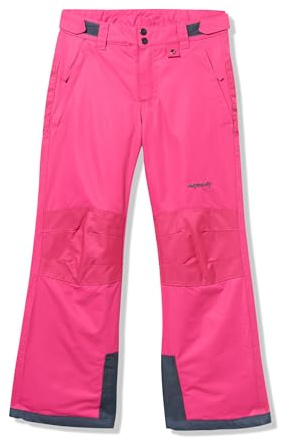SkiGear Kids Reinforced Snow Pants, Fuchsia, X-Large