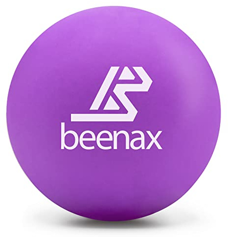 Beenax Massage Lacrosse Ball for Trigger Point, Muscle Knots, Deep Tissue, Myofascial Release, Yoga, Rehab, Physiotherapy - Pain Relief for Shoulders, Back, Neck, Foot, Body
