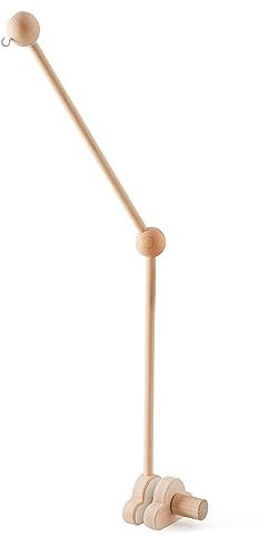 Promise Babe Baby Mobile Halterung Holz Wolken Design für Babybett,Kinderzimmer Wickeltisch Laufstall DIY Baby Mobile Halter Halterung Gestell Stange Für Aufhängung Spieluhr Windspiel Bettglocke