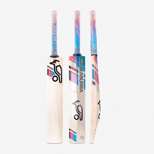 Kookaburra Aura 6.1 Cricket Bat Sh Cricketschläger, rosa/blau, Kurzer Griff