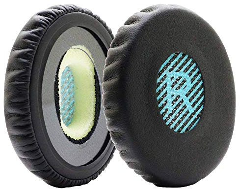 Ear Pads Replacement for Bose Soundlink On-Ear 2 (OE2) / On-Ear2i (OE2i) SoundTrue On-Ear 2 / On-Ear2i Headphone by MMOBIEL - Mesh Fabric and Protein PU Ear Pad Cushions - Earpads Replacement – Blue