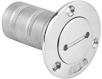 für Tankstutzen,Qiilu 1 Stück 38mm mit Schlüssel für Tankdeckel abschließbar Marine-für Tankstutzen Boot Deck für Tankdeckel Edelstahl