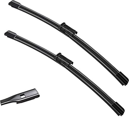 2 Factory Wiper Blades Replacement For 2018-2014 CHEVY Silverado 1500 2500 3500 HD/2018-2014 GMC Sierra, Automotive Replacement Windshield Wiper Blades Set - 22+22 (Set of 2) Top Lock