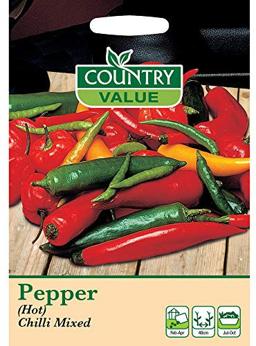 Pepper Hot Chilli Mixed Seeds by Country Value
