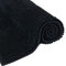MIULEE Badematte 50x80cm Chenille Badteppich Badezimmerteppich rutschfest Waschbar Teppich Duschvorleger Badvorleger Duschmatte Bettvorleger Fussmatte Badezimmer Wohnzimmer Schlafzimmer Schwarz