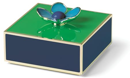 Kate Spade New York Make It Pop Floral Box, 0.85 LB, Green/Navy