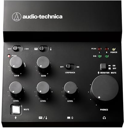 Audio-Technica AT-UMX3 USB Desktop Audio Mixer