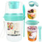 MüSlibecher to go,560ml+310ml,Jogurtbecher für Unterwegs mit löffel,Doppelschicht Auslaufsicherer Joghurtbecher,Joghurt to Go Becher,für Salat,Joghurt,Müsli,Geeignet für Gefrierschrank,Mikrowelle