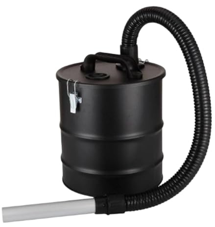 KiBcsLic Dust Collector Bucket, Portable Ash Canister, Barrel, Ash Vacuum Cleaner Bucket for Fireplaces