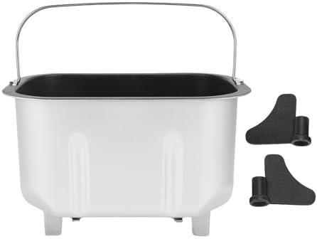 Generic Brödmaskin med Dubbelblandningshink och Blandningspaddlar Anti-Stickbelagd Kompatibel med Olika Typer av Brödmaskiner för Hemmakök och Kommersiella Bagerier