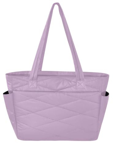 RPLIFE Bolso de mano azul noble para mujer, bolso ligero para viajes, Lila, Talla única