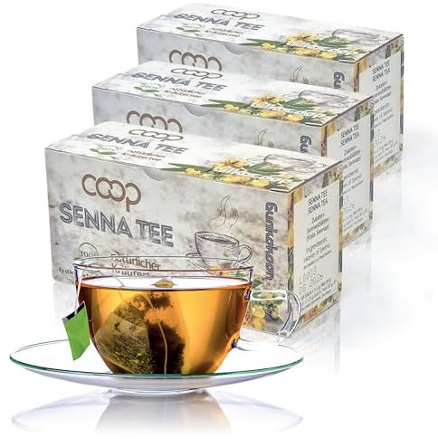 Sennablättertee -3x20 Teebeutel, 100% natürlicher Kräutertee - Sennablätter Tee, Kraut, Senna Leaf Tea, Abführmittel, bei Verstopfung, Detox
