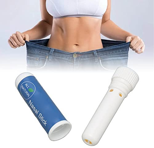 Nasenstick, 2 Stück 1 G Naseninhalatoren Erfrischend Lindern Staus Körper Abnehmen Kräuter Naseninhalator Hilft bei der Beseitigung von Verstopfungen Steigert den Foku Weiß