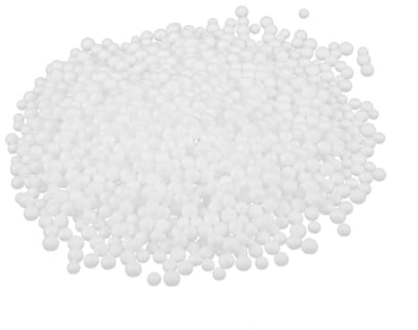 TOYANDONA Bean Bag Filler Particles 10-12mm White Foam Beads 250g Pack Sofa Filling Balls Cushion Stuffing Material for Living Room Beanbag Refills
