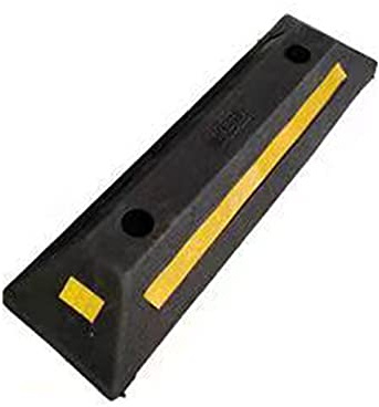 Cale de roue pour voiture, Butée de roue stationnement en caoutchouc multicolore 550 x 155 90 mm