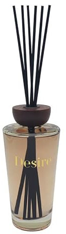 Lesser & Pavey Desire Aroma Cocoa & Cashmere Diffuser 500ml | Home Fragrance for Stress Relief | Elegant Gift Idea | Aromatherapy Diffuser for a Calming Home Environment