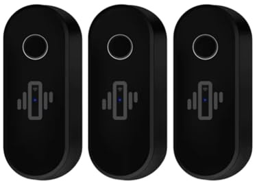 Frewurwer Sensor de Vibración WiFi Tuya, Detector de Rotura de Cristales para Puertas y Ventanas, Seguridad para el Hogar, Antirrobo, Aplicación Smart Life, Alerta en Tiempo Real para la Seguridad del