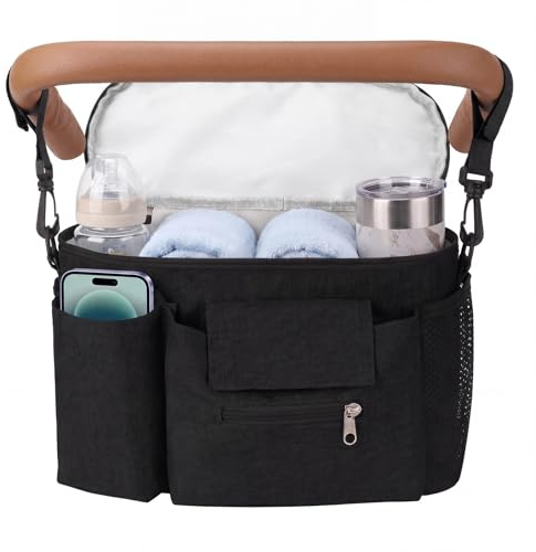 Baby Sac de Rangement pour Poussette, Organisateur de Poussette et Landau