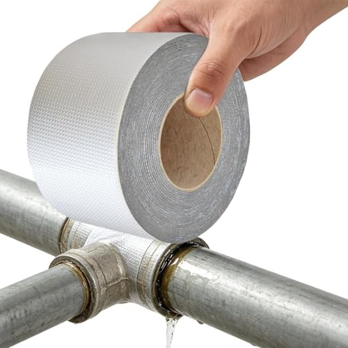 Cinta Butílica Impermeable 10,16 cm x 10,06 m Duradero Resistente a UV