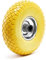Wiltec Pannensicheres PU Rad 3.00-4 75 x 260 mm 130 kg, Polyurethan Vollgummi Schubkarren Komplettrad mit Stahlfelge, Schubkarrenrad pannensicher
