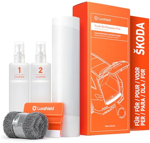Luxshield Ladekantenschutz Folie für Skoda Octavia Combi RS 4 (IV) NX5 I 2020 - 2025 - Stoßstangenschutz, Kratzschutz, Lackschutzfolie - Transparent