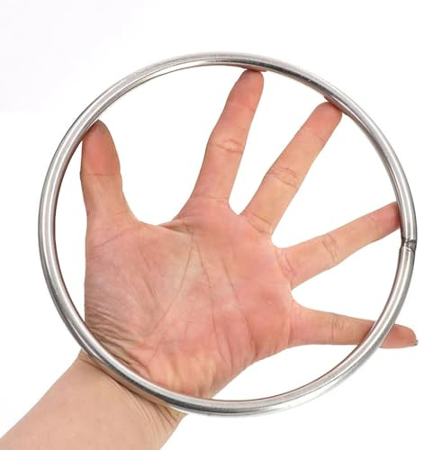 stålring, o-ringar av rostfritt stål, 1st 304 rostfritt stål Big O-ring 70/90/100/120/180/200 mm Ytterdiameter 8/10/12 mm Tjocklek Bandning Svetsade runda ringar(12X110(1pcs))