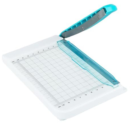 Taglierina per carta, lunghezza di taglio da 6 pollici, taglierina per carta piccola e taglierina | Tagliacarte antiscivolo, taglierina portatile compatta per strisce curve per tagliare coupon, carte