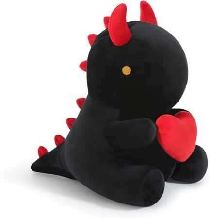 shownicer Peluche a forma di dinosauro, dinosauro Kawaii, cuscino in peluche, regalo per San Valentino, fidanzata, ragazza, bambini, 3 anni (Love, 30 cm)