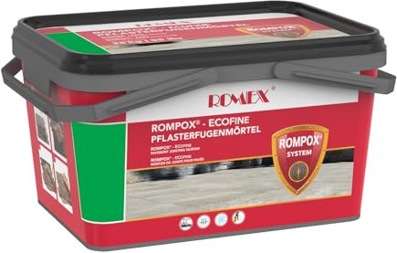 Mortier de joints de pavés 1K pour joints étroits à partir de 3 mm - Perméable à l'eau, anti-mauvaises herbes et au gel - Pour terrasses, trottoirs, allées - Gris