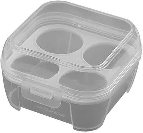 Clear Eggs Storage Box,Deviled Egg with Lid Egg Container,Egg Dispenser Holder Case Refrigerator Crisper Picnic Travel Eggs Keeper Portable Carriage for Tray Refrigerator Parts and Accessories